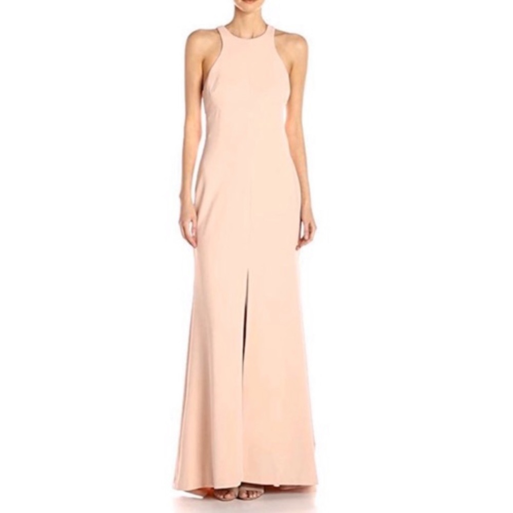 Vera Wang blush pink formal dress
